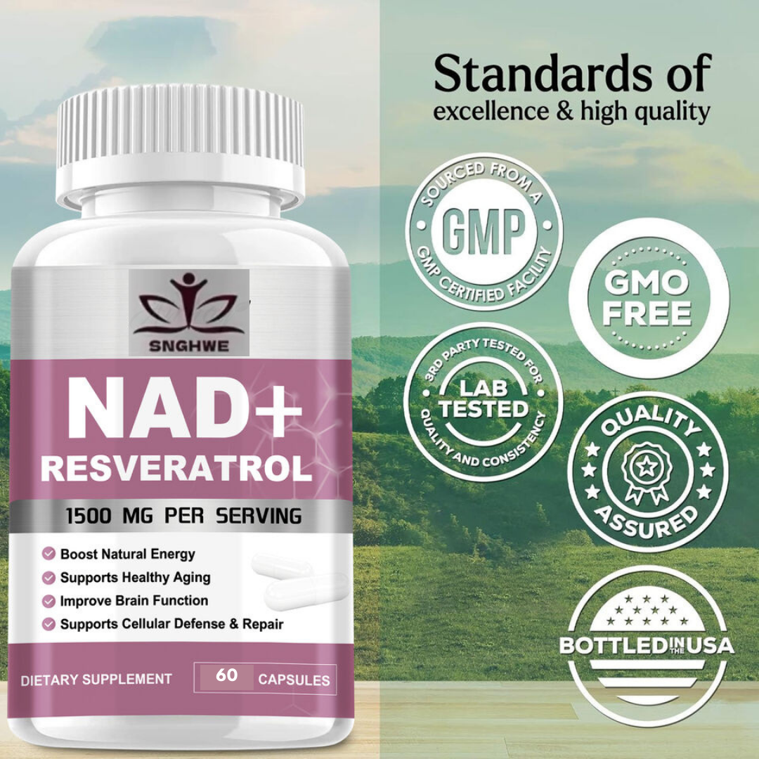 NAD+Resveratrol SNGHWE™ (60 Cápsulas) + ENVIO GRATIS