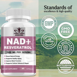 NAD+Resveratrol SNGHWE™ (60 Cápsulas) + ENVIO GRATIS