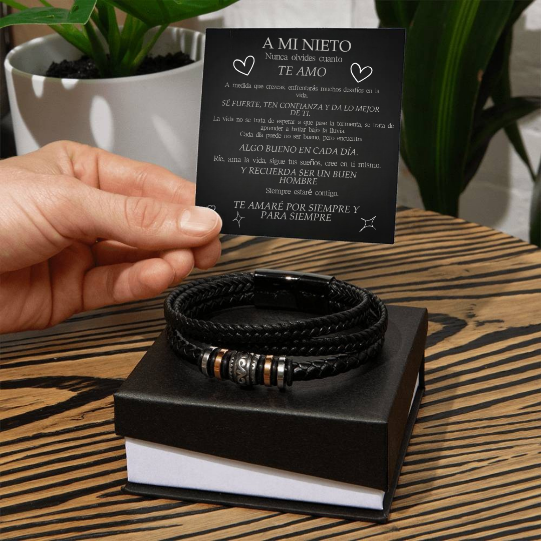 Pulsera "TE AMO POR SIEMPRE" + ENVIO GRATIS