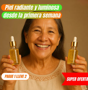 ✨ Lleva 2 Serum Antiarrugas Piel de Oro + ENVÍO GRATIS