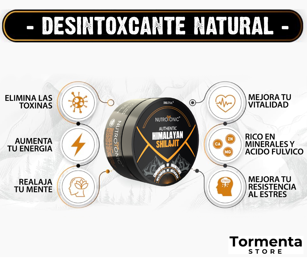 Shilajit Himalayan™ (80 grs) + ENVIO GRATIS