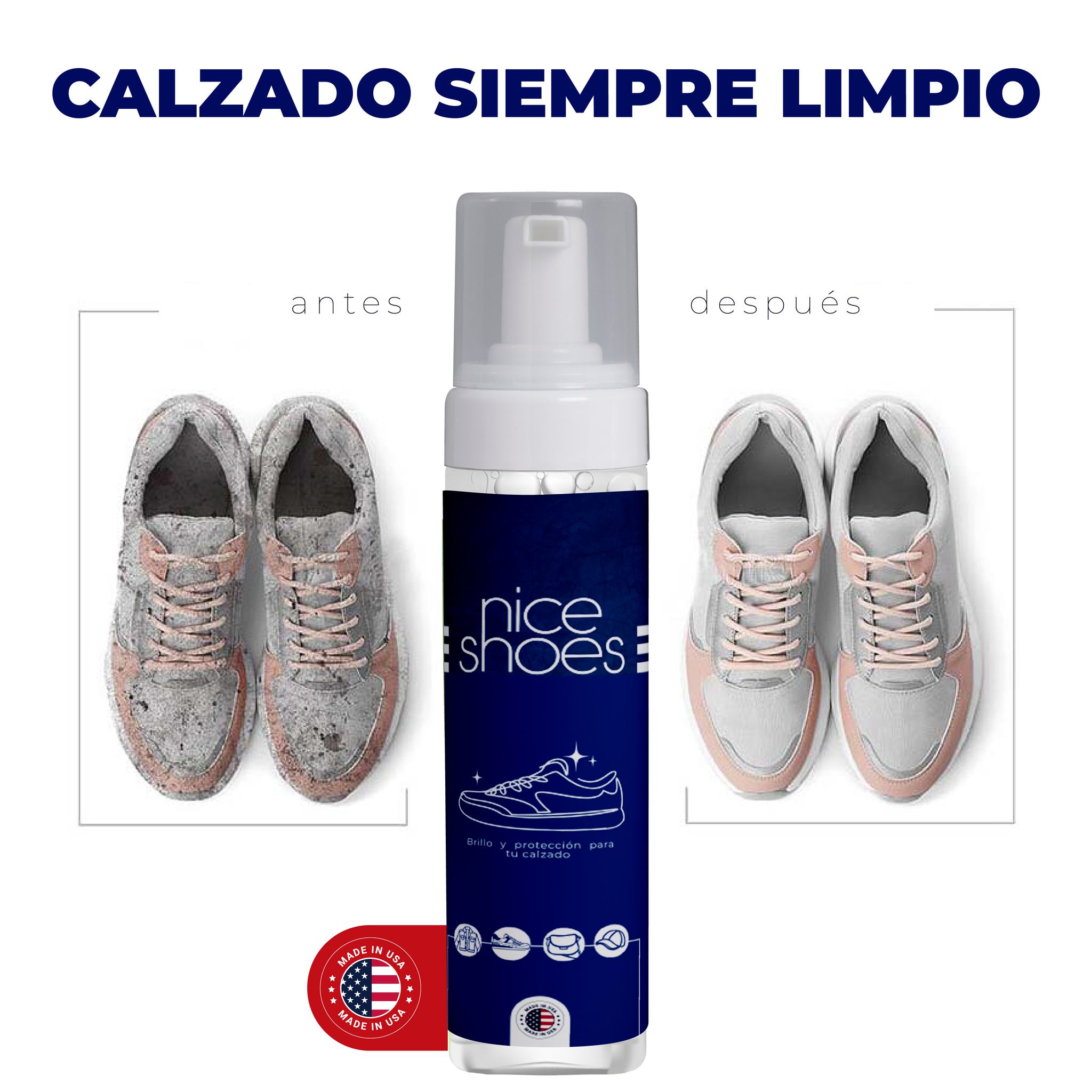 NICE SHOES - LIMPIEZA RÁPIDO Y EFICAZ
