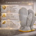 GUANTES METALICOS 2 EN 1 PARA LAVAR Y RESISTENTE AL CALOR + ENVIO GRATIS