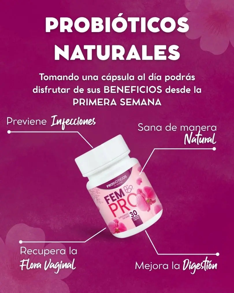 PROBIOTICO FEMPRO - 100% NATURAL