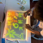 TABLERO ACRÍLICO LUMINOSO BORRABLE + ENVÍO GRATIS