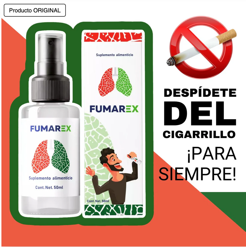FUMAREX™ Solución Natural para Dejar de Fumar LLEVA 2 Y PAGA 1