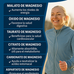 2x1 Magnesium Complex 1000 mg ORIGINAL 8 tipos de magnesio en 1