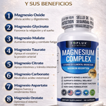 2x1 Magnesium Complex 1000 mg ORIGINAL 8 tipos de magnesio en 1