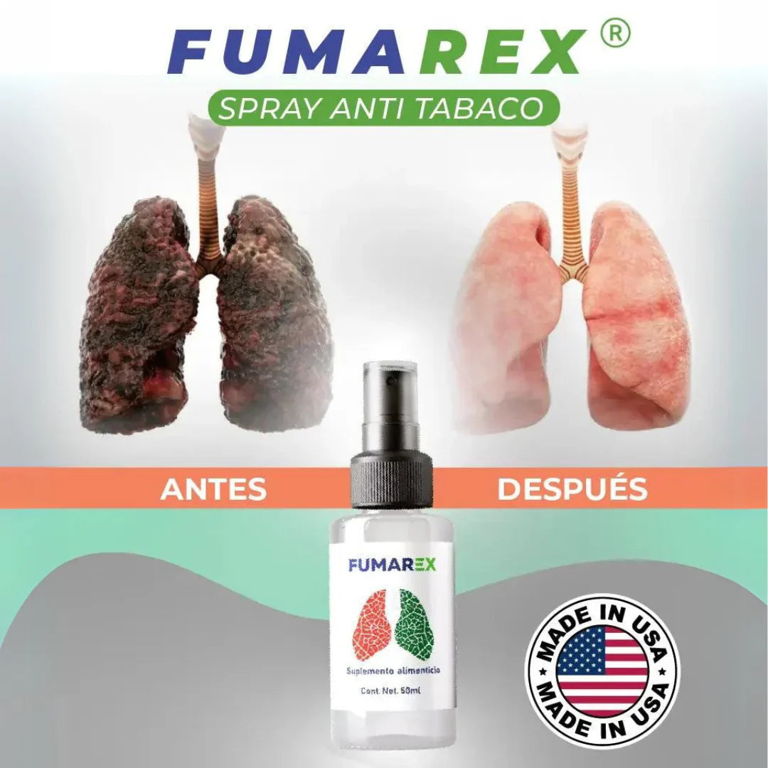 FUMAREX™ Solución Natural para Dejar de Fumar LLEVA 2 Y PAGA 1