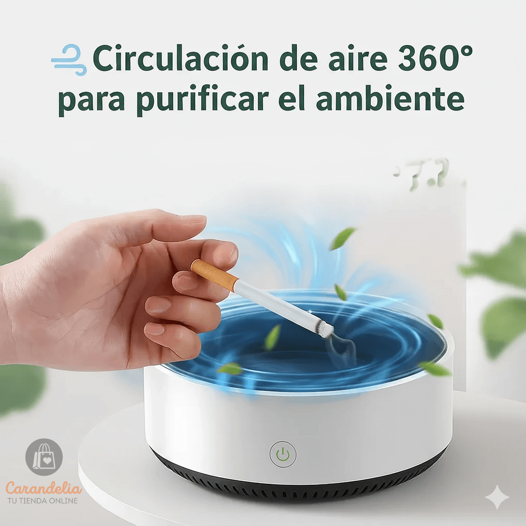 Cenicero inteligente - Tu ambiente libre de humo