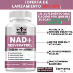 NAD+Resveratrol SNGHWE™ (60 Cápsulas) + ENVIO GRATIS