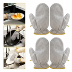 GUANTES METALICOS 2 EN 1 PARA LAVAR Y RESISTENTE AL CALOR + ENVIO GRATIS