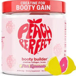 Peach Perfect Creatine for Women Booty Gain, Muscle Builder, Energy Boost, Pink Lemonade, Cognition Aid | Collagen, BCAA, lean muscle, Creatine Monohydrate Micronized Powder, Alt Creapure, 30 Servings
