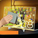 TABLERO ACRÍLICO LUMINOSO BORRABLE + ENVÍO GRATIS