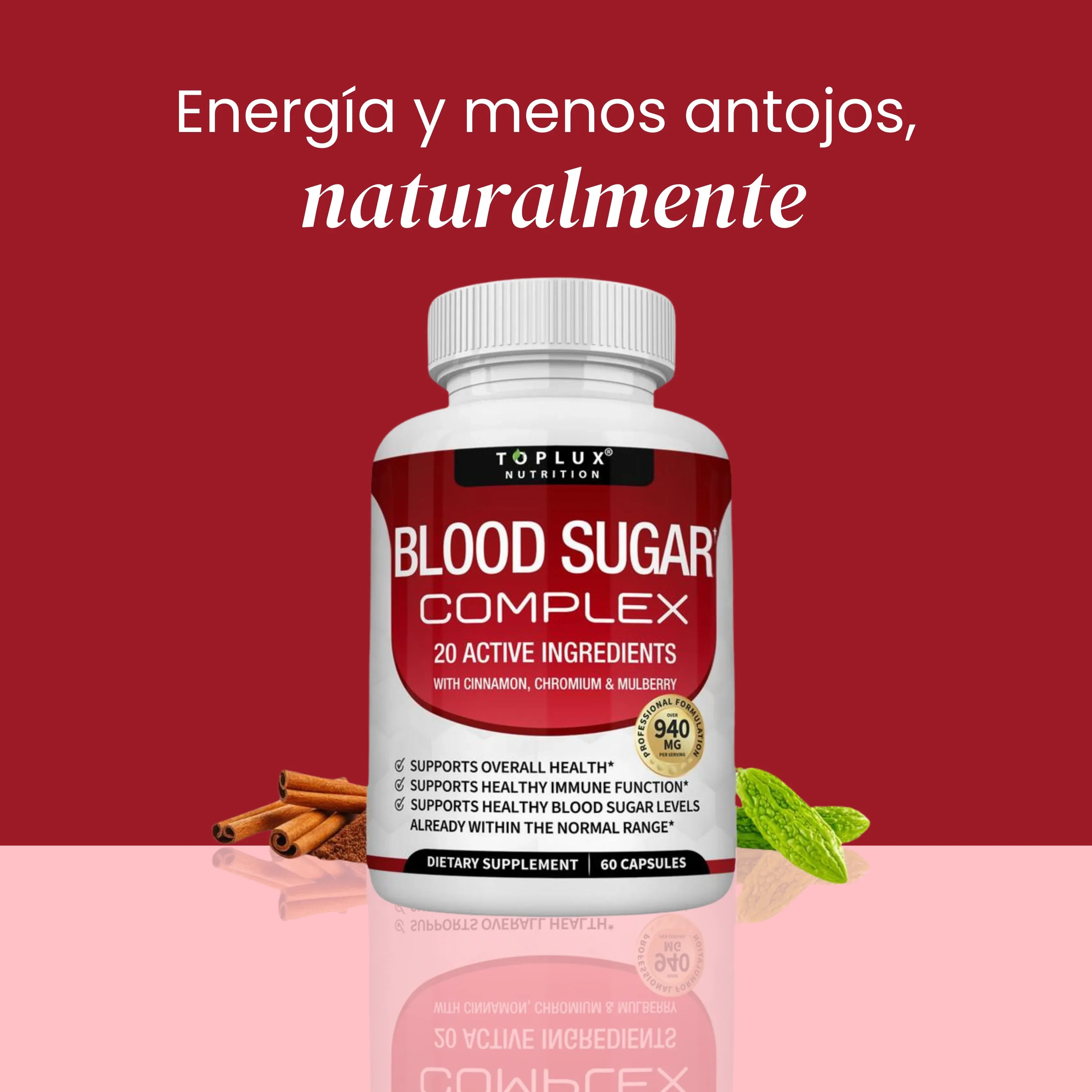 BLOOD SUGAR COMPLEX SUPLEMENTO+ ENVÍO GRATIS