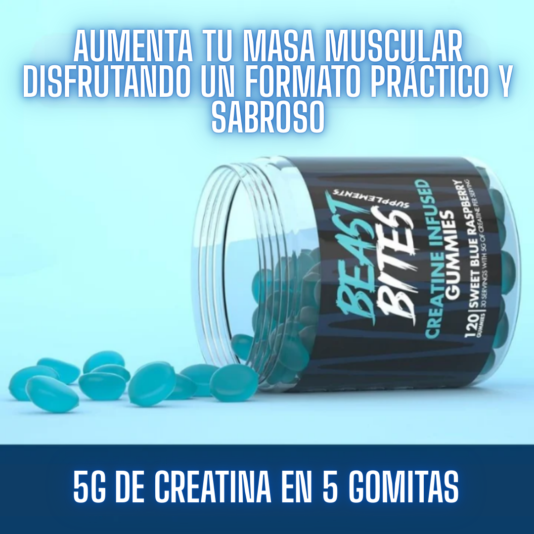 Creatina en gomitas + ENVIO GRATIS