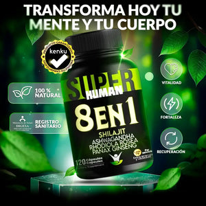 SuperHuman™ 8 en 1 - (120 Cápsulas)